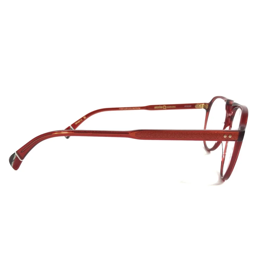 Etnia Barcelona Eyeglasses Frames ES MERCADAL RD Red Clear Aviators 52-17-145